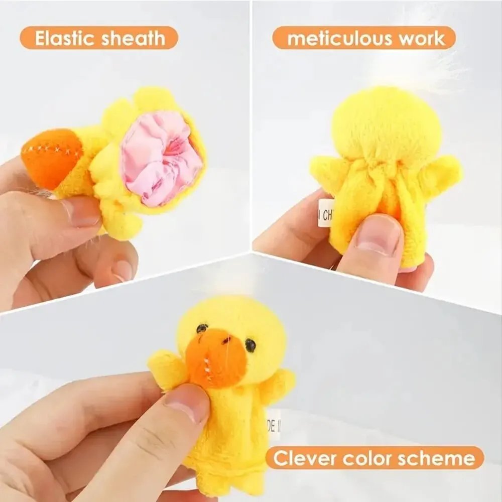 1/5/10 Pcs Cartoon Hand Doll Finger Puppet Baby Children Story Early Education Soothing Doll Plush Toy - Image 3