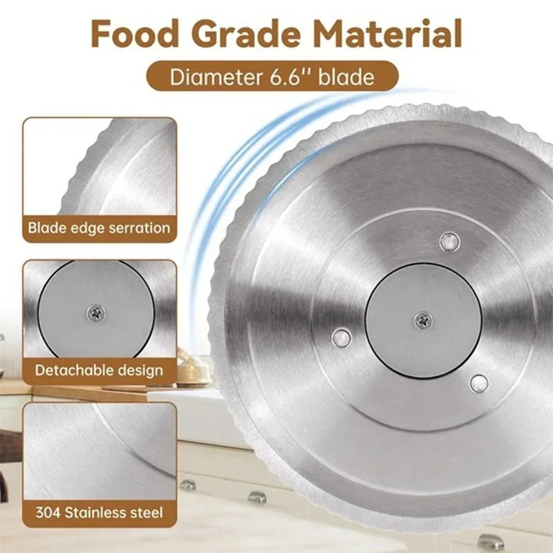 A76X-Manual Bread Slicer for Homemade Sourdough Bread Versatile Hand Crank Bread Slicer Adjustable Width Slicers for Homemade - Image 5