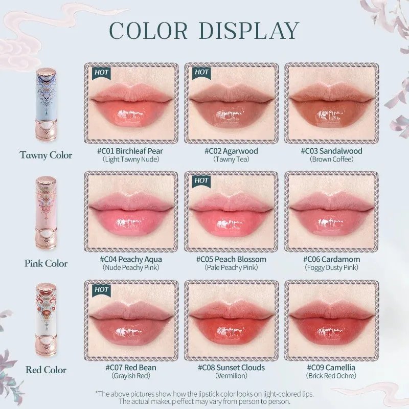 Flower Knows Butterfly Cloud Collar Collection Glossy Lipstick Makeup Lasting Lip Gloss High Pigment Makeup Flowerknows Lip Balm - Image 2