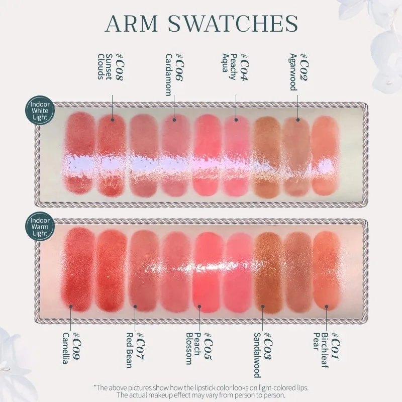 Flower Knows Butterfly Cloud Collar Collection Glossy Lipstick Makeup Lasting Lip Gloss High Pigment Makeup Flowerknows Lip Balm - Image 5