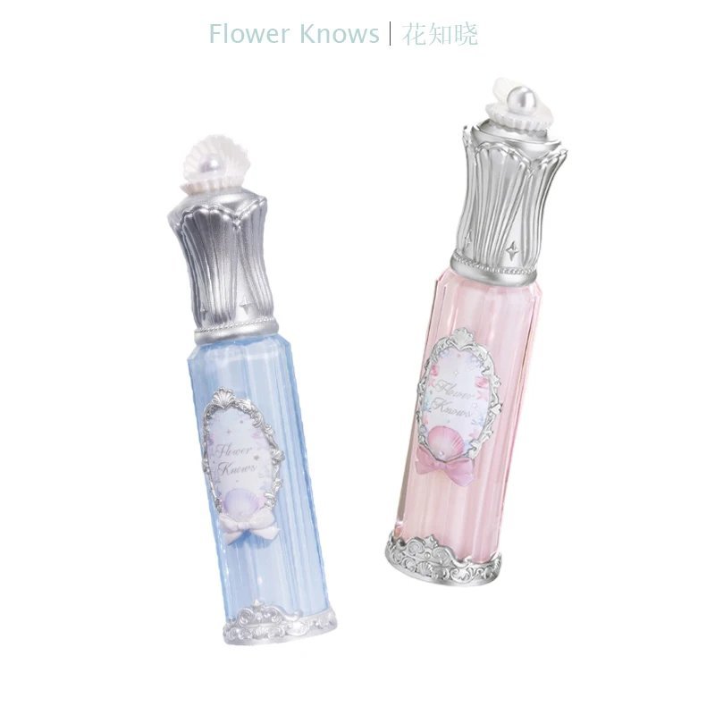 Flower Knows Shell‘s Pearl Collection Lip Glaze Moisturizing Mirror With Hyaluronic Acid Lipgloss Hydrating For Dry Lip - Image 1