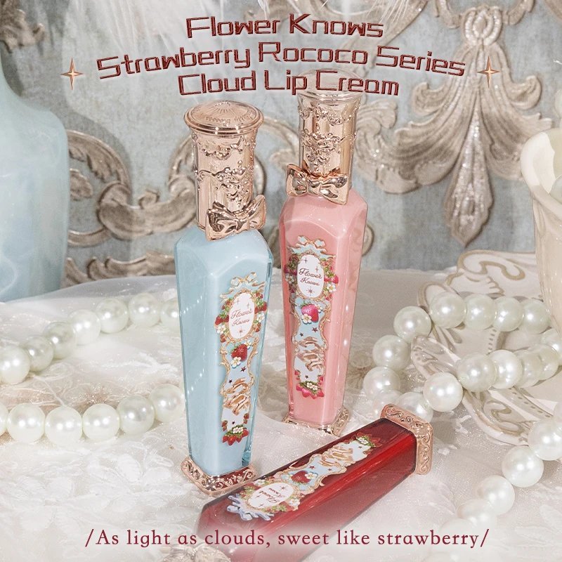 Flower Knows Strawberry Rococo Series Cloud Lip Cream Lipsticks 3.5g - Image 2