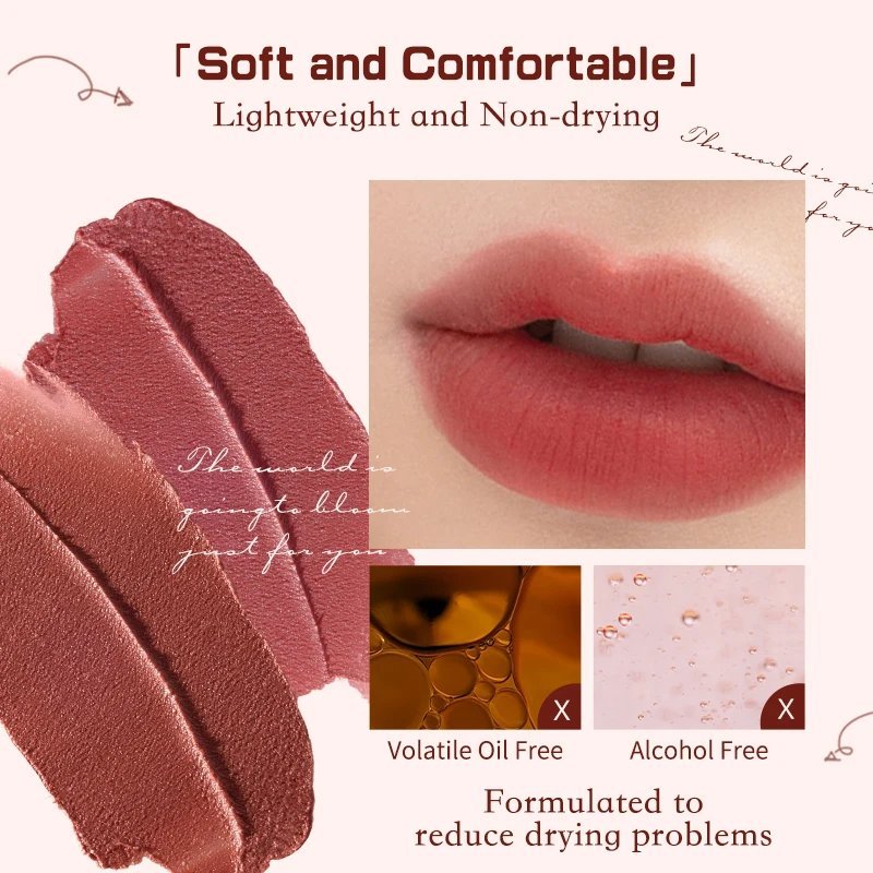 Flower Knows Strawberry Rococo Series Cloud Lip Cream Lipsticks 3.5g - Image 3