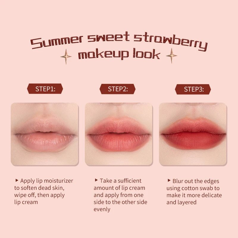 Flower Knows Strawberry Rococo Series Cloud Lip Cream Lipsticks 3.5g - Image 5